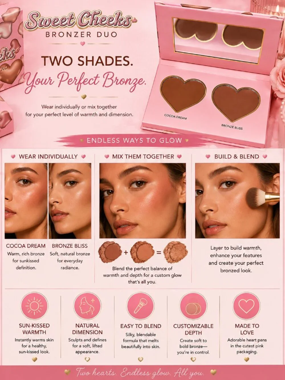 Sweet Cheeks sculpt bronze